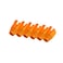 VIVOCH 50 Pcs Cat7 Cat7A Cat8 Strain Relief Boot RJ45 Plug Connector Cover Modular Network Plug Cap Cable Connector Boots Orange