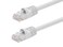 Monoprice Cat6 Ethernet Patch Cable 2 Feet White Network Internet Cord RJ45 Stranded 550Mhz UTP Pure Bare Copper Wire 24AWG