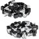 TRENDnet Cat6 RJ45 Keystone Jack 50Pack Bundle Compatible with Cat5Cat5eCat6 Cabling Recommended Use with The TCKP24 TCKP48 or TCKP12V Sold Separately BlackTCK50C6BK