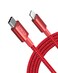Anker New Nylon USB C to Lightning Cable Apple MFi Certified for iPhone 14 Series and More 6FTRed