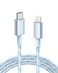 Anker New Nylon USB C to Lightning Cable Apple MFi Certified for iPhone 14 Series and More 6FTBlue