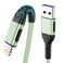 Durcord iPhone Charger MFi Certified 3Pack 10FT USB A Cable for Long Lightning Charger Cable Fast iPhone Charging Cord for iPhone Xs MaxXSXRX876S6PlusSEiPadLight Green