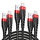 OIITH Apple MFi Certified iPhone Charger Cable 3 Pack 6 Ft Long Lightning Charging Cord Fast 24A iPhone USB Cord Compatible with iPhone1211XSMaxXRX88P7P6