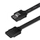 BENFEI SATA Cable III SATA Cable III 6Gbps Straight HDD SDD Data Cable with Locking Latch 18 Inch Compatible for SATA HDD SSD CD Driver CD Writer Black
