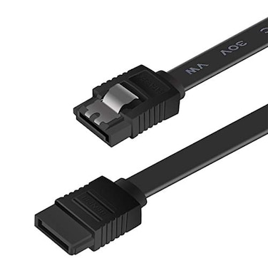 BENFEI SATA Cable III SATA Cable III 6Gbps Straight HDD SDD Data Cable with Locking Latch 18 Inch Compatible for SATA HDD SSD CD Driver CD Writer Black