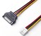 daier 2Pcs 15pin SATA Male to 4pin Floppy FDD Female Power Converter Adapter Cable
