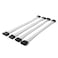 Formulamod SATA Molex Power Extension Cable Kit Male to Female 118 Inch Extender Sleeve Power Cables White