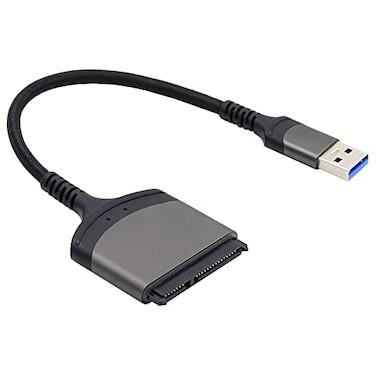 NFHK 5Gbps USB 30 TypeA to SATA 22 Pin Adapter Cable for 25 Hard Disk Driver SSD