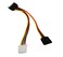 zdyCGTime 6Inch SATA Power Cable Adapter for IDE to SATA Hard DriveOptical Drive