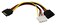 zdyCGTime 6Inch SATA Power Cable Adapter for IDE to SATA Hard DriveOptical Drive