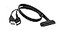 SinLoon 25 Hard Disk Drive SATA 22Pin to eSATA Data 5V USB Powered Cable Adapter for Optimized for SSD Support UASP SATA IIIECSSHDBlack