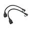 Seadream 2Pack SuperSpeed USB 30 Angle Male to Female Extension Cable 20CM 2Pack Each of Left Angle and Right Angle
