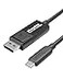 Plugable USB C to DisplayPort Bi Directional Cable 6 feet 18m Up to 4K at 60Hz USB C DisplayPort Cable Compatible with Thunderbolt and USBC Driverless