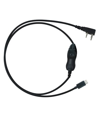 BTECH PC03 USBC Programming Cable Genuine FTDI Chipset for Baofeng Kenwood K1 Radios Works with Chirp and OEM CPS Windows macOS Linux Radio Software Required