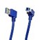 Seadream Angled USB 30 Printer Cable 1 ft 30cm SuperSpeed USB A Male Plug 90 Degree Left Angle to USB 30 B Male Right Angle Cable