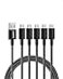 Anker Cable 5 Pack 6FT USB A to USB C Cable for iPhone 17 SeriesSamsung Galaxy S10 S10 LG V30 Beats Fit Pro and More Black