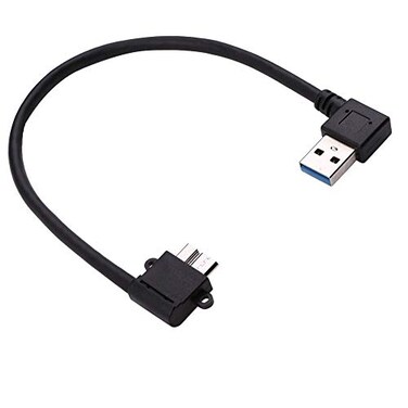 Smays USB 30 Micro B Right Angle Cable for BlackBerry Passport Seagate Toshiba External Hard Drives