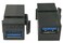 zdyCGTime USB 30 Keystone Jack Inserts 2Pack USB 30 Adapters Female to Female Connector for Wall Plate Outlet PanelBlack USB 30 A