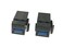 zdyCGTime USB 30 Keystone Jack Inserts 2Pack USB 30 Adapters Female to Female Connector for Wall Plate Outlet PanelBlack USB 30 A