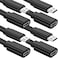 Sumind 4 Pack 40FT Total Micro USB Extension Cables Male to Female Extender Cord Compatible with Wyze Cam OG WYZE Cam Pan Wyze Cam V3 Kasa Camera EC60 KC100 KC400Black