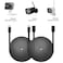 Sumind 4 Pack 40FT Total Micro USB Extension Cables Male to Female Extender Cord Compatible with Wyze Cam OG WYZE Cam Pan Wyze Cam V3 Kasa Camera EC60 KC100 KC400Black