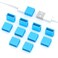 WXZRLIU 10PCS USB Port Protective CoverUSB A Male Anti Dust Plug Stopper Cap Cover Protector Lids USB Interface Protector for USB Male Ports Blue