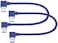 AAOTOKK 2 Pack 90 Degree Right Angle USB 30 A Male to USB Male Charging Data Transfer Cable 03M1ftBlue for Hard Drive Printers Laptops More
