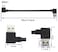AAOTOKK 2 Pack Left Right Angle USB 30 A Cable 90 Degree USB 30 Type A Male Transferring Data and Charging Extension Cable for Hard DrivePrintersModemsMouseLaptop Cooler03M1ftBlack