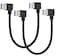 AAOTOKK 2 Pack Left Right Angle USB 30 A Cable 90 Degree USB 30 Type A Male Transferring Data and Charging Extension Cable for Hard DrivePrintersModemsMouseLaptop Cooler03M1ftBlack