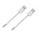Amicable USB Date Cable Replacement for iPod Shuffle Charger Cable2Pack 35mm JackPlug to USB Power Charger Sync Data Transfer Cable for iPod Shuffle 3rd 4th 5th 67 Gen MP3