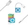 Amicable USB Date Cable Replacement for iPod Shuffle Charger Cable2Pack 35mm JackPlug to USB Power Charger Sync Data Transfer Cable for iPod Shuffle 3rd 4th 5th 67 Gen MP3