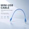 Antrader 1Feet Mini USB 20 Cable AMale to MiniB 30cm Length Pack of 6