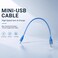 Antrader 1Feet Mini USB 20 Cable AMale to MiniB 30cm Length Pack of 6