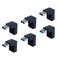 Antrader USB 30 A Male to A Female Connector 90 Degree Angle L Shape Converter Plug Data Adapter 3Pairs Up Down