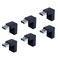 Antrader USB 30 A Male to A Female Connector 90 Degree Angle L Shape Converter Plug Data Adapter 3Pairs Up Down