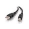 C2G USB Cable USB 20 Cable USB A to B Cable 328 Feet 1 Meter Black Cables to Go 28101