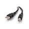 C2G USB Cable USB 20 Cable USB A to B Cable 328 Feet 1 Meter Black Cables to Go 28101