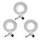 DZYDZR 3pcs Extension Cable USB to DC Cable 5V USB 20 Port Male to DC 5V Male 55mm x 21mm Power Cord White 100cm33ft