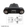 Kework 03 Meter Mini USB 5 Pin Extension Cable Left Angle Mini USB Male to Female Extender Bolt Screw Lock Mount Cable Sync Data Charging
