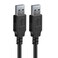 Kework 33 Feet Dual USB 30 Ports Flush Mount Cable 2 Ports USB 30 Male to Female Panel Dash Mount Extension Cable for Car Boat Motorcycle
