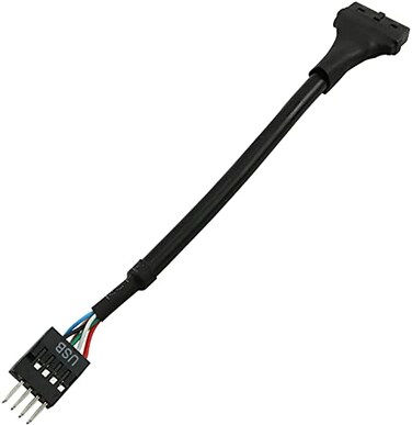 Longdex 2PCS USB 30 20 Pin Female to USB 20 9Pin Male Motherboard Adapter Converter Cable