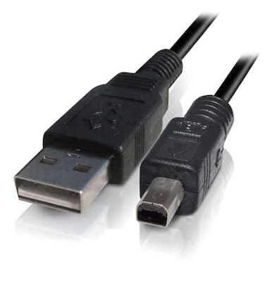 Master Cables Replacement Mini 4 PIN USB Type A M 4 PIN USB Type B M Cable Compatible with Suitable for Many Sony Kodak Olympus Mitsumi and Epson Devices