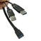 MMNNE 2Pack USB 30 Female to Dual USB Male Extra Power Data Y Extension Cable for 25 Mobile Hard Disk