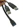 MMNNE 2Pack USB 30 Female to Dual USB Male Extra Power Data Y Extension Cable for 25 Mobile Hard Disk