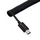 mxtechnic USB 20 Type A Male to Mini Expansion Spring Coiled Cable 436inch Standard Spiral Flexible Extension for Printers Cameras Mouse Cell Phone