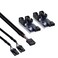 NFHK Motherboard 9pin USB 20 Header 1 to 24 Female Extension Cable HUB Connector Adapter Port Multilier