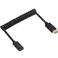 Qaoquda Coiled USB 31 Type C Cable USBC Male to USBC Female Coiled Spring Spiral Cable 3A 10Gbps Fast Charging Data Extension Cable Stretched 4FT12M MF