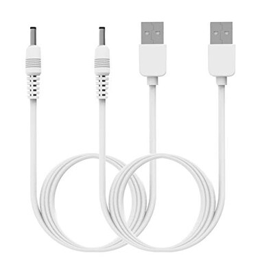 RuenTech Charger Compatible with FOREO UFO UFO2 UFOmini 2 BearBEARminiBabyBearPapabear Repalcement USB Charger Cable 33FT 2White
