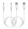 RuenTech Charger Compatible with FOREO UFO UFO2 UFOmini 2 BearBEARminiBabyBearPapabear Repalcement USB Charger Cable 33FT 2White