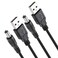 TENINYU USB 20 A Male to DC 55x25mm 5 Volt 24AWG DC Barrel Jack Power Cable 3FT Black Max 25 Ampere Power Cable Center PIN Positive2Pack
